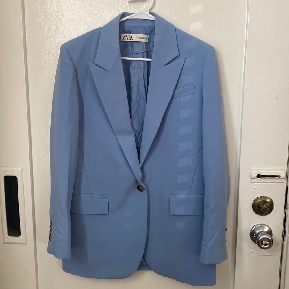 Zara Periwinkle Blazer size XS